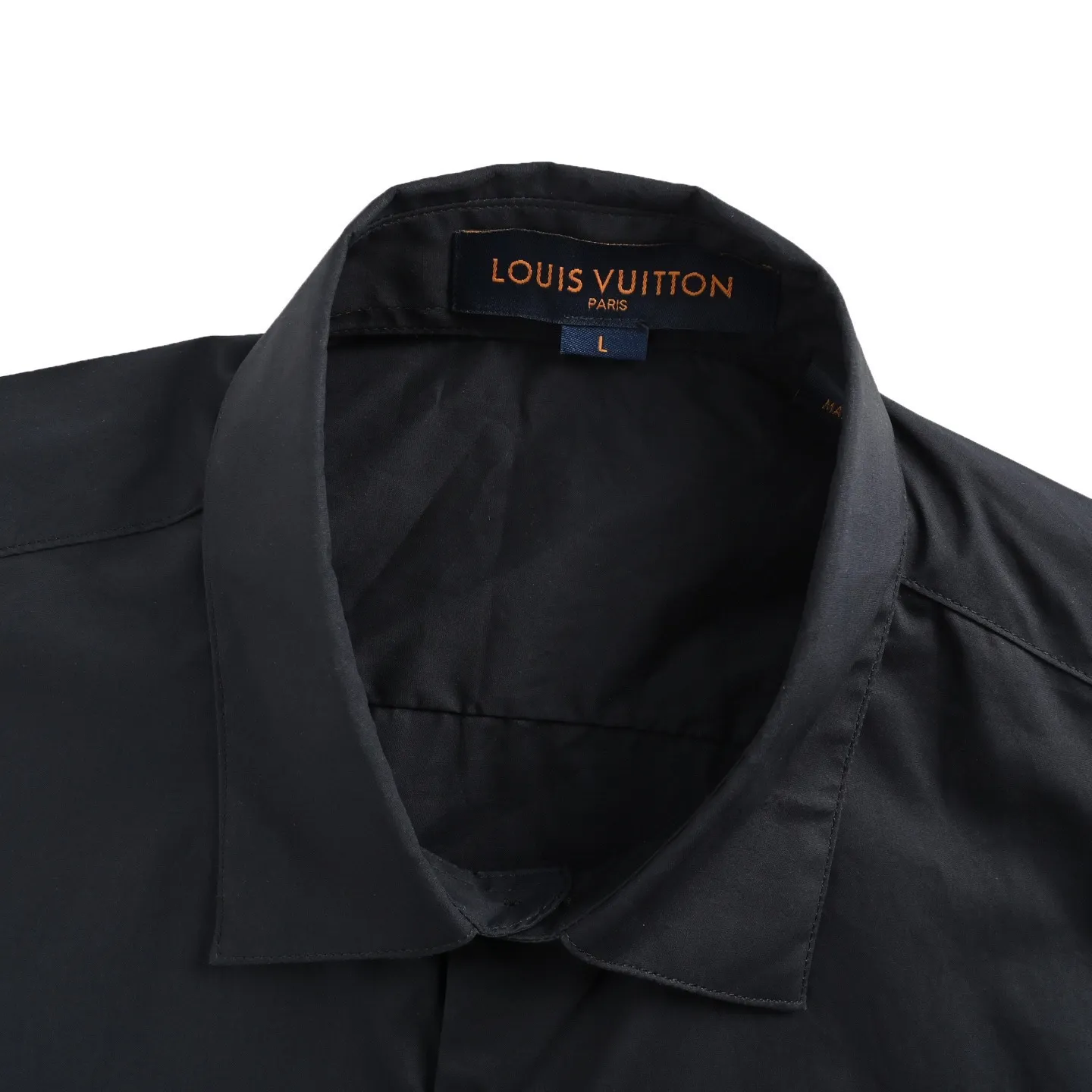 Louis Vuitton 25ss Embroidered Letter Logo Shirt